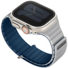Ремешок для Apple Watch 49/45/44/42 mm Uniq Revix EVO Reversible Magnetic Royal Blue/Chalk, Цвет: Blue / Синий, изображение 4