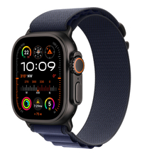 Apple Watch Ultra 2 GPS + Cellular, 49 мм, корпус из черного титана, ремешок Alpine темно-синего цвета, Экран: 49, Цвет: Navy / Синий