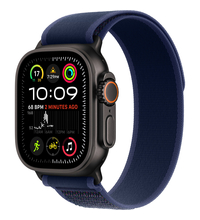 Apple Watch Ultra 2 GPS + Cellular, 49 мм, корпус из черного титана, ремешок Trail синего цвета, Экран: 49, Цвет: Blue / Синий
