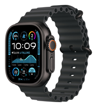 Apple Watch Ultra 2 GPS + Cellular, 49 мм, корпус из черного титана, ремешок Ocean черного цвета, Экран: 49, Цвет: Black matte / Черный матовый