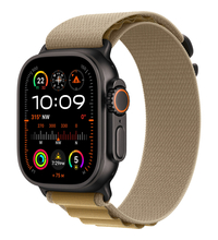Apple Watch Ultra 2 GPS + Cellular, 49 мм, корпус из черного титана, ремешок Alpine цвета «загар», Экран: 49, Цвет: Brown / Коричневый