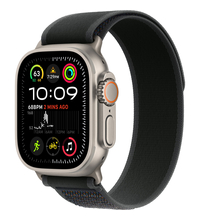 Apple Watch Ultra 2 GPS + Cellular, 49 мм, корпус из бежевого титана, ремешок Trail черного цвета, Экран: 49, Цвет: Black / Черный