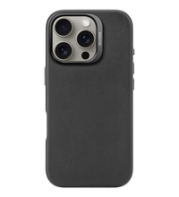 Чехол для iPhone 16 Pro Decoded Leather Back Cover Black, Цвет: Black / Черный