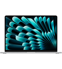 MacBook Air 15 (M3, 8C CPU/10C GPU, 2024) 24 ГБ, 512 ГБ Silver (MC9J4), Общий объем твердотельных накопителей (SSD): 512 ГБ, Объем оперативной памяти: 24 ГБ, Цвет: Silver / Серебристый