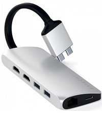USB-хаб Type-C Dual Multimedia Adapter (ST-TCDMMAS) Silver