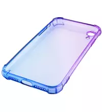 Чехол для iPhone XR Brosco HARDTPU Пурпурно-Синий