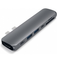 USB-хаб Satechi Aluminum Pro Hub Macbook Pro Sp.Grey (ST-CMBPM)