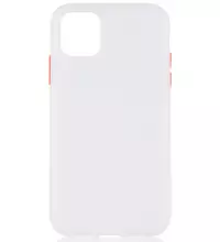 Чехол для iPhone 11 Pro Max Brosco STTPU Бело-красный