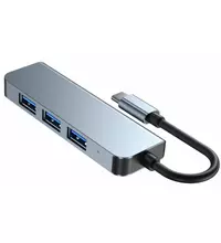 USB-Хаб Tech-Protect V1 4in1 Серый