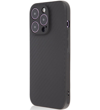Чехол для iPhone 14 Pro Brosco Carbon Black