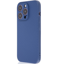 Чехол для iPhone 14 Pro Brosco Carbon Blue