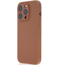 Чехол для iPhone 14 Pro Brosco Carbon Brown