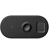 Беспроводное зарядное устройство Baseus, 3in1 Wireless Charger, 7.5W, Black, Цвет: Black / Черный