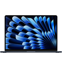 MacBook Air 15" (M3, 8C CPU/10C GPU, 2024), 8 ГБ, 512 ГБ SSD Midnight (MRYV3), Общий объем твердотельных накопителей (SSD): 512 ГБ, Объем оперативной памяти: 8 ГБ, Цвет: Midnight / Тёмная ночь