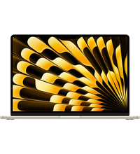 MacBook Air 15" (M3, 8C CPU/10C GPU, 2024), 8 ГБ, 512 ГБ SSD Starlight (MRYT3), Общий объем твердотельных накопителей (SSD): 512 ГБ, Объем оперативной памяти: 8 ГБ, Цвет: Starlight / Сияющая звезда