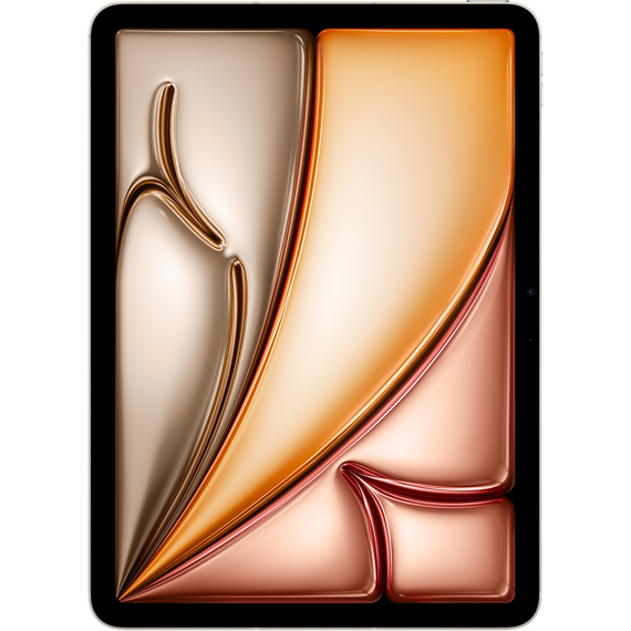 iPad Air 11" 2024 Wi-Fi + Cellular 128GB Starlight, Объем встроенной памяти: 128 Гб, Цвет: Starlight / Сияющая звезда, Возможность подключения: Wi-Fi+Cellular, изображение 2