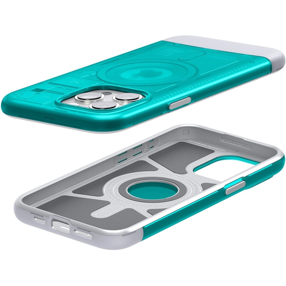Чехол для iPhone 15 Pro Spigen Classic C1 MagSafe, bondi blue, Цвет: Turquoise / Бирюзовый, изображение 6