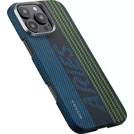 Чехол для iPhone 16 Pro Max Pitaka Aries Tactile Woven Case Credit card, изображение 5