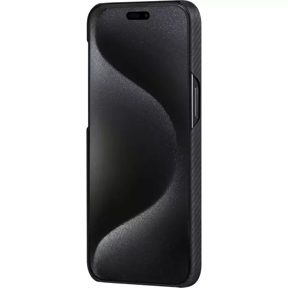 Чехол для iPhone 15 Pro Pitaka MagEZ 4 Rhapsody 600d Aramid Fiber, изображение 3