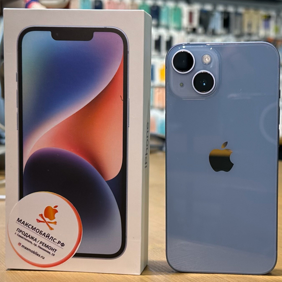 iPhone 14 128Gb Blue Идеальное БУ, изображение 2