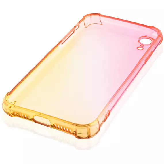 Чехол для iPhone XR Brosco HARDTPU Красно-золотой, изображение 2