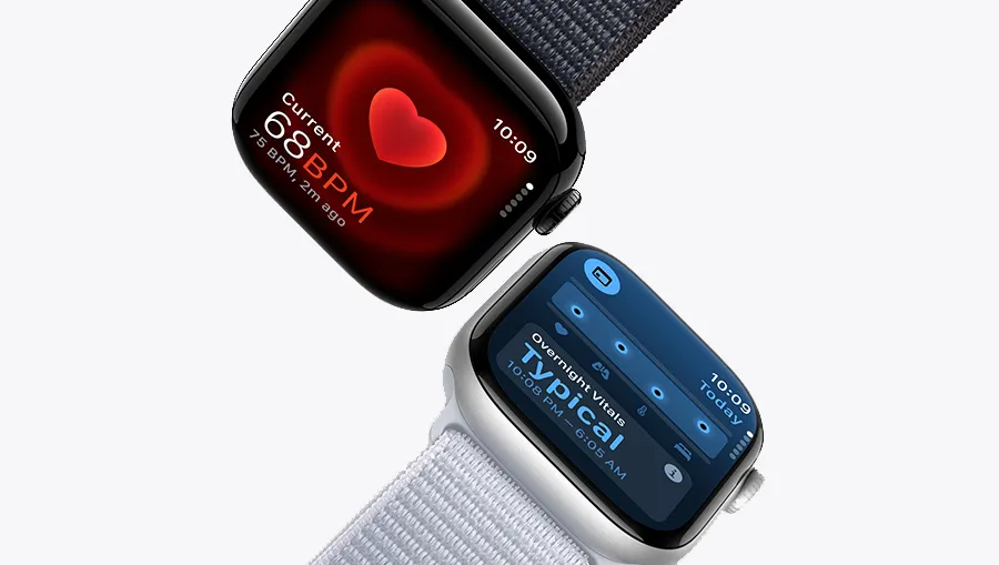 Отслеживание здоровья, ЭКГ и приложение Vitals на Apple Watch 10