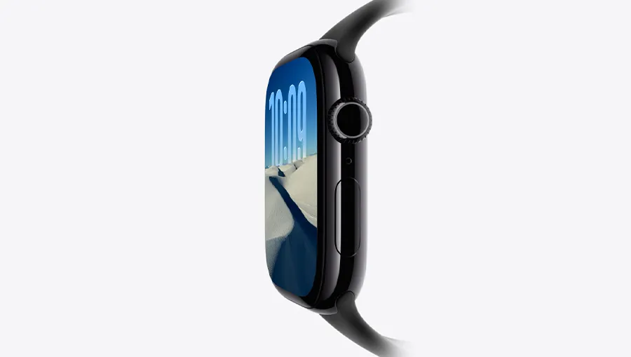 Тонкий и легкий дизайн умных часов Apple Watch Series 11