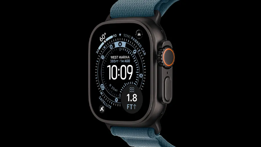 Цвета корпуса Apple Watch Ultra 3: Black Titanium и Natural Titanium
