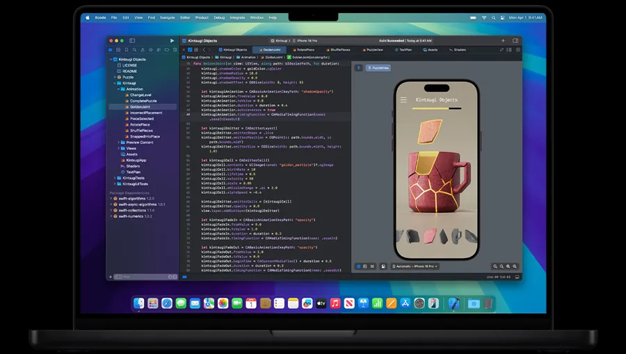 Программирование, Xcode и написание кода на MacBook Pro M4