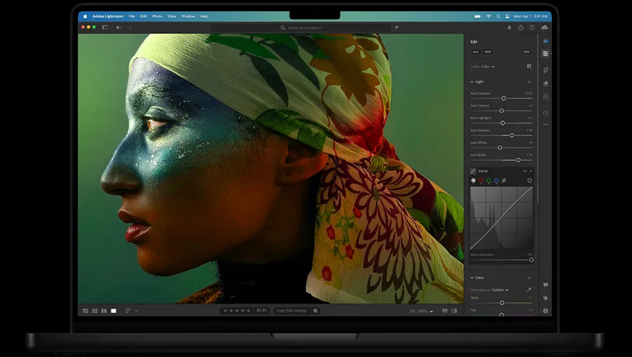 Профессиональная ретушь и редактирование фото на MacBook Pro M4