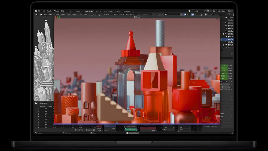 Рендеринг 3D графики и дизайн интерьеров на Apple MacBook Pro