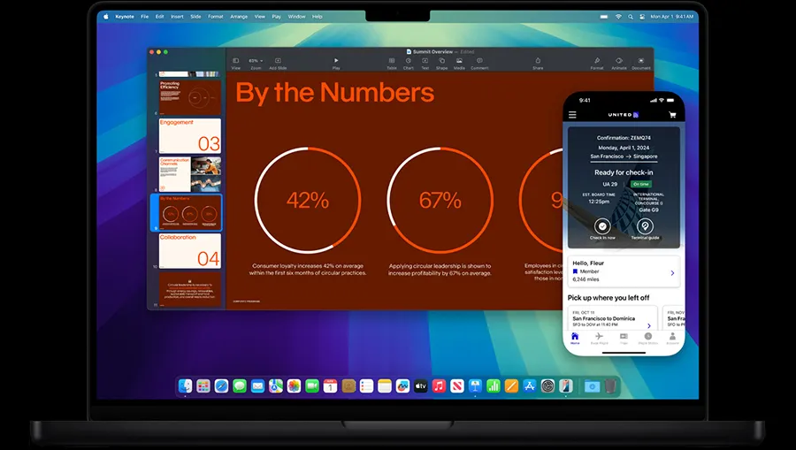 Функция iPhone Mirroring для управления Айфоном на экране MacBook Pro