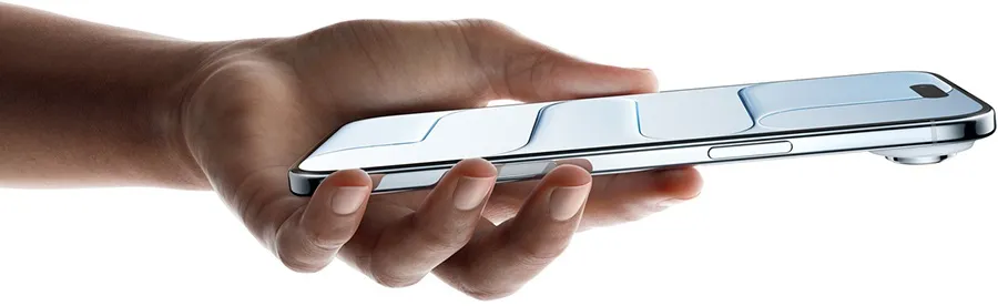 Премиальный титановый корпус 5-го класса в оригинальном iPhone Air