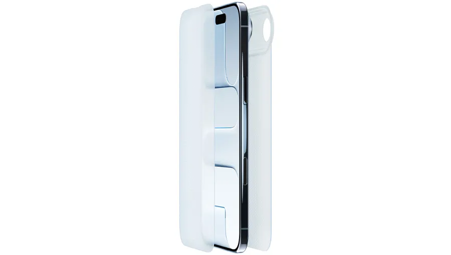 Защитное стекло Ceramic Shield 2 на экране Apple iPhone Air
