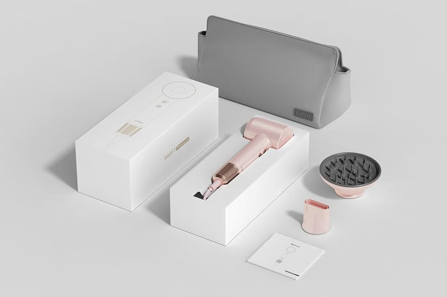 Фен Laifen SWIFT Premium Pink для бережной укладки