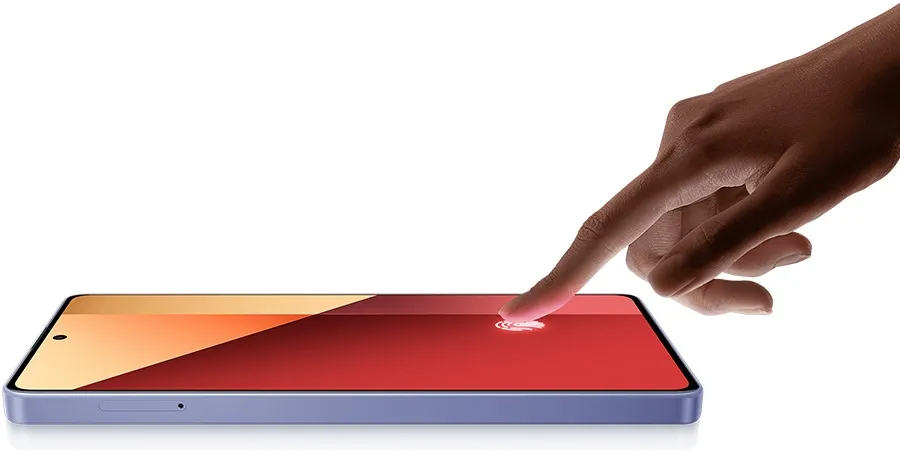 Сканер отпечатков пальцев в экране и измерение пульса на Redmi Note 14S