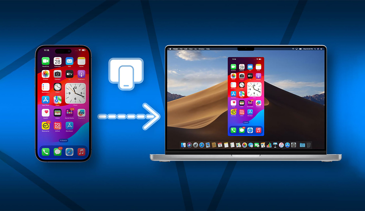 Как показать экран iPhone или iPad на вашем Mac. По кабелю или без проводов  - Блог Maxmobiles - об Apple с любовью!