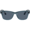 Смарт-очки Ray-Ban Meta Wayfarer Sunglases Matte Jeans Frame Dusty Blue Lenses (RW4006 67552V 50-22)