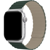 Ремешок магнитный силиконовый uBear Mode для Apple watch, S/M, зелёный/серый