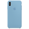 Чехол Apple для iPhone XS Max Silicone Case Cornflower (оригинал), Цвет: Sierra Blue / Голубой