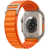Apple Watch Series Ultra 49mm Titanium Case With Orange Alpine Loop, Цвет: Orange / Оранжевый, Возможности подключения: GPS + Cellular, изображение 3