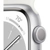 Apple Watch Series 8, 41 мм, корпус из алюминия цвета «серебристый», спортивный ремешок цвета «серебристый», изображение 3