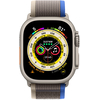 Apple Watch Series Ultra 49mm Titanium Case With Blue/Gray Trail Loop, Цвет: Grey / Серый, Возможности подключения: GPS + Cellular, изображение 2