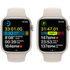 Apple Watch Series 8 45mm GPS Starlight Aluminum Case with Starlight Sport Band, Экран: 45, Цвет: Gold / Золотой, Возможности подключения: GPS, изображение 5