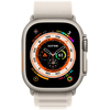 Apple Watch Series Ultra 49mm Titanium Case With Starlight Alpine Loop, Цвет: Starlight / Сияющая звезда, Возможности подключения: GPS + Cellular, изображение 2
