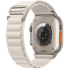 Apple Watch Series Ultra 49mm Titanium Case With Starlight Alpine Loop, Цвет: Starlight / Сияющая звезда, Возможности подключения: GPS + Cellular, изображение 3