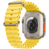 Apple Watch Series Ultra 49mm with Yellow Ocean Band, Цвет: Yellow / Желтый, Возможности подключения: GPS + Cellular, изображение 3