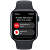 Apple Watch SE 2023, 40 мм, корпус из алюминия цвета «тёмная ночь», спортивный ремешок цвета «тёмная ночь», Экран: 40, Цвет: Midnight / Тёмная ночь, Возможности подключения: GPS, изображение 5