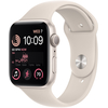 Apple Watch SE 2023, 40 мм, корпус из алюминия цвета «сияющая звезда», спортивный ремешок цвета «сияющая звезда», Экран: 40, Цвет: Starlight / Сияющая звезда, Возможности подключения: GPS
