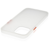 Чехол для iPhone 12 Pro Max Brosco STTPU Бело-красный, изображение 4